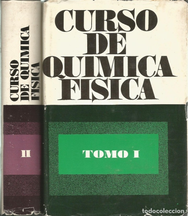 Libros de segunda mano de ciencias: Curso de qu&iacute;mica f&iacute;sica. Varios autores. Mir. 2 vol&uacute;menes. Qu&iacute;mica superior.