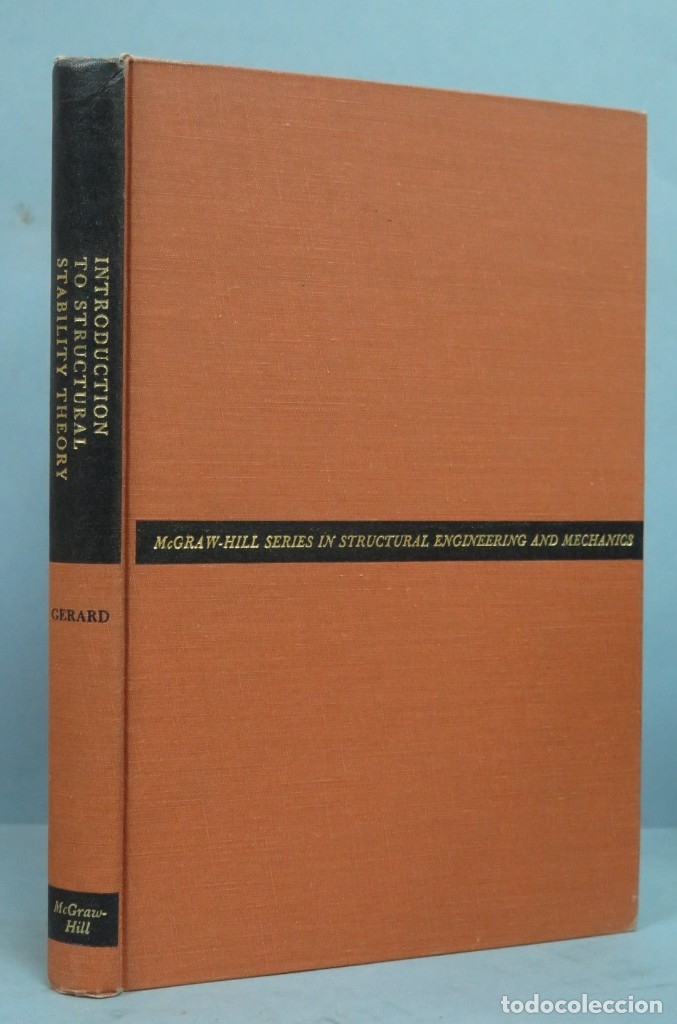 Libros de segunda mano de ciencias: 1962.- INTRODUCTION TO STRUCTURAL STABILITY THEORY. G. GERARD - Foto 1
