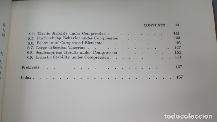 Libros de segunda mano de ciencias: 1962.- INTRODUCTION TO STRUCTURAL STABILITY THEORY. G. GERARD - Foto 4