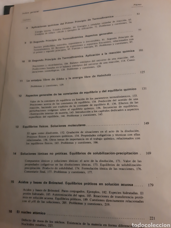 Libros de segunda mano de ciencias: Quimica General J.Castells Alhambra 1981 - Foto 3