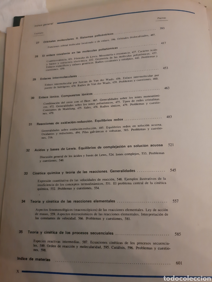 Libros de segunda mano de ciencias: Quimica General J.Castells Alhambra 1981 - Foto 5