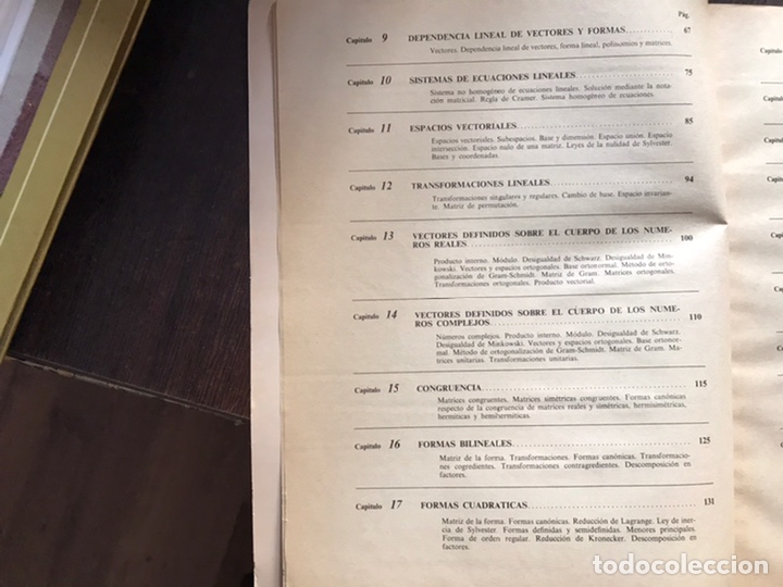 Libros de segunda mano de ciencias: Matrices. Teor&iacute;a y 340 problemas resueltos. Frank Ayers, jr. - Foto 4