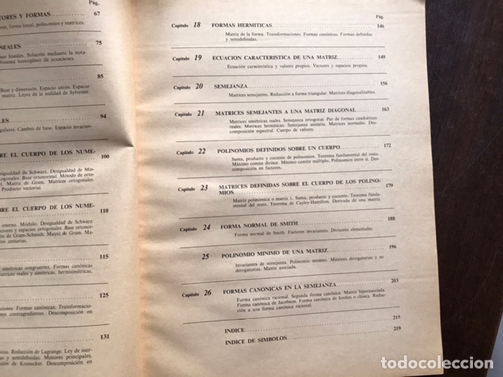 Libros de segunda mano de ciencias: Matrices. Teor&iacute;a y 340 problemas resueltos. Frank Ayers, jr. - Foto 5