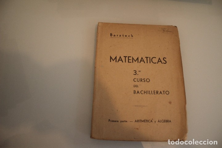 Libros de segunda mano de ciencias: MATEM&Aacute;TICAS 3&ordm; CURSO DE BACHILLERATO - Foto 1