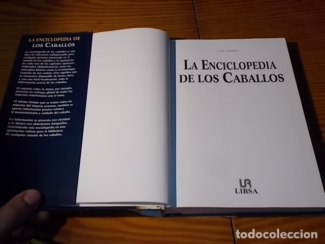 Libros de segunda mano: LA ENCICLOPEDIA DE LOS CABALLOS . JOS&Eacute;E HERMSEN . LIBSA . 2002 . - Foto 2