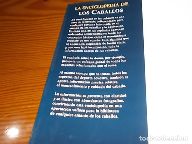 Libros de segunda mano: LA ENCICLOPEDIA DE LOS CABALLOS . JOS&Eacute;E HERMSEN . LIBSA . 2002 . - Foto 4