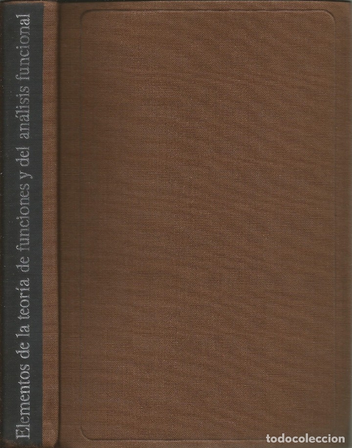 Libros de segunda mano de ciencias: Elementos de la teor&iacute;a de funciones y an&aacute;lisis funcional. 3a. Ed. Kolmog&oacute;rov. Editorial Mir. - Foto 2