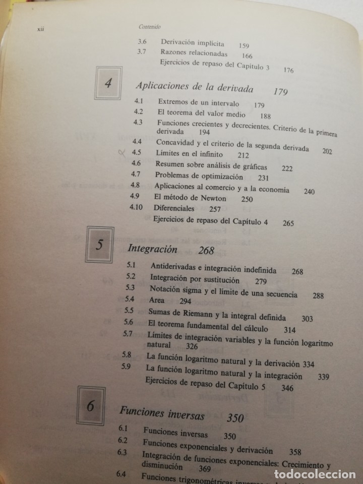 Libros de segunda mano de ciencias: C&aacute;lculo y geometr&iacute;a anal&iacute;tica - Larson-Hostetler - Foto 3