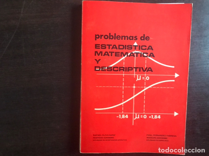 Libros de segunda mano de ciencias: Problema de estad&iacute;stica matem&aacute;tica y descriptiva. Rafael Oliva - Foto 1