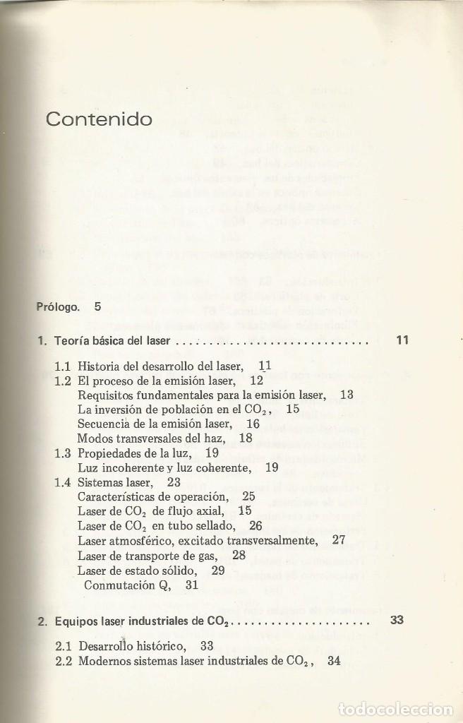 Libros de segunda mano de ciencias: Lasers. Operaci&oacute;n, equipo, uso y dise&ntilde;o. E. E. Coherent. - Foto 2