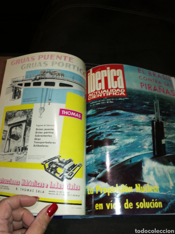 Libros de segunda mano de ciencias: IB&Eacute;RICA, LIBRO DE REVISTAS ACTUALIDAD CIENT&Iacute;FICA 1965. - Foto 5