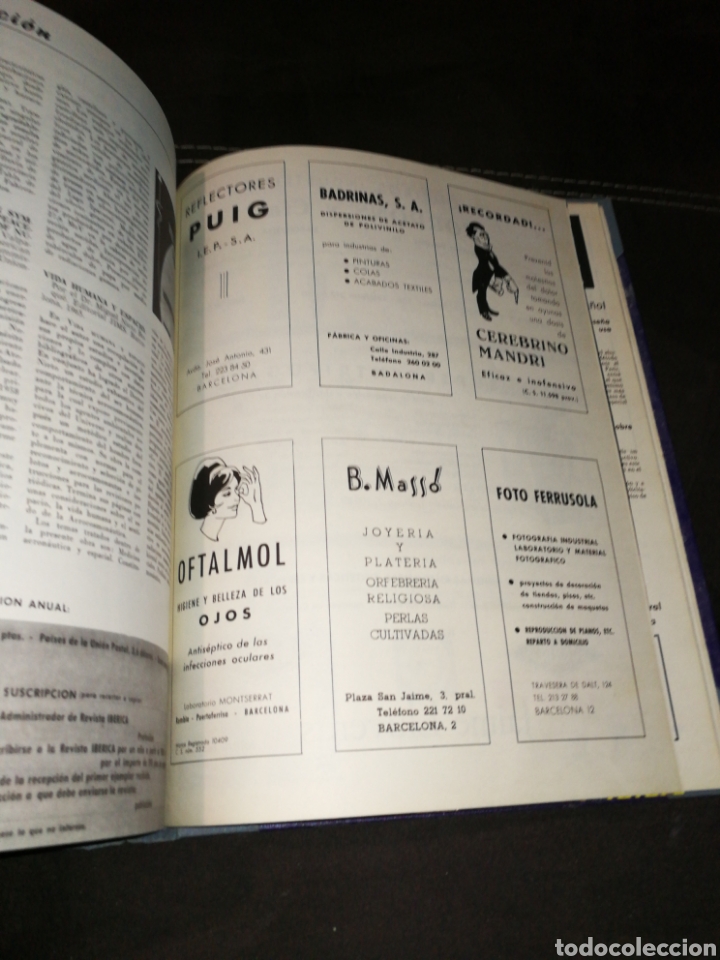 Libros de segunda mano de ciencias: IB&Eacute;RICA, LIBRO DE REVISTAS ACTUALIDAD CIENT&Iacute;FICA 1965. - Foto 12