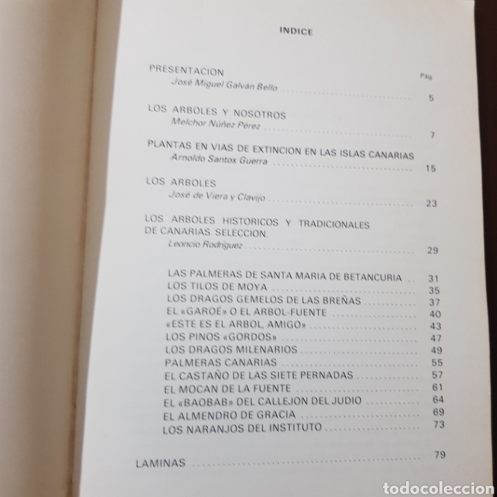 Libros de segunda mano: ARBOLES HISTORICOS Y TRADICIONALES DE CANARIAS 1982 - Foto 2