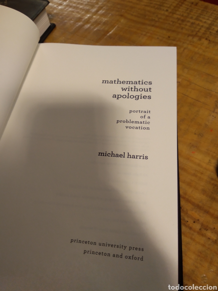 Libros de segunda mano de ciencias: MATHEMATICS. WITHOUT APOLOGIES. MICHAEL HARRIS #3318 - Foto 4