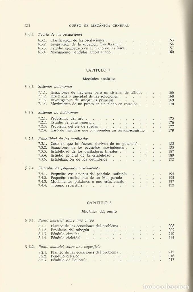 Libros de segunda mano de ciencias: Curso de mec&aacute;nica general. Henri Cabannes. - Foto 2