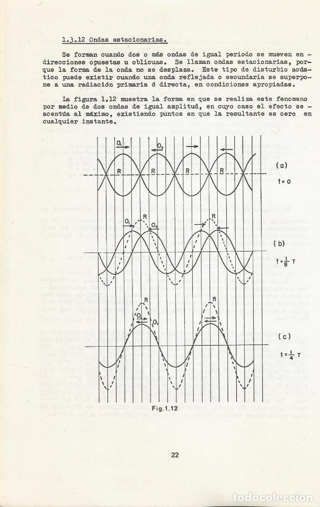 Libros de segunda mano de ciencias: Ac&uacute;stica. Carlos Rosado Rodr&iacute;guez. - Foto 3