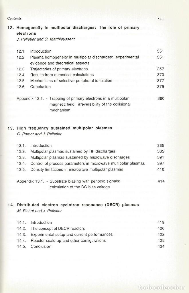 Libros de segunda mano de ciencias: Plasmas exitados por microondas. Michael Moisan. - Foto 5