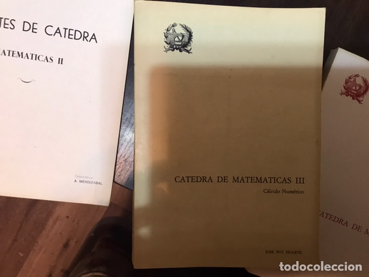 Libros de segunda mano de ciencias: C&aacute;tedra de matem&aacute;ticas. Emilio de la Rosa olives. A. Mendizabal. Cinco libros - Foto 3