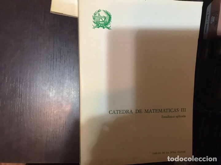 Libros de segunda mano de ciencias: C&aacute;tedra de matem&aacute;ticas. Emilio de la Rosa olives. A. Mendizabal. Cinco libros - Foto 5