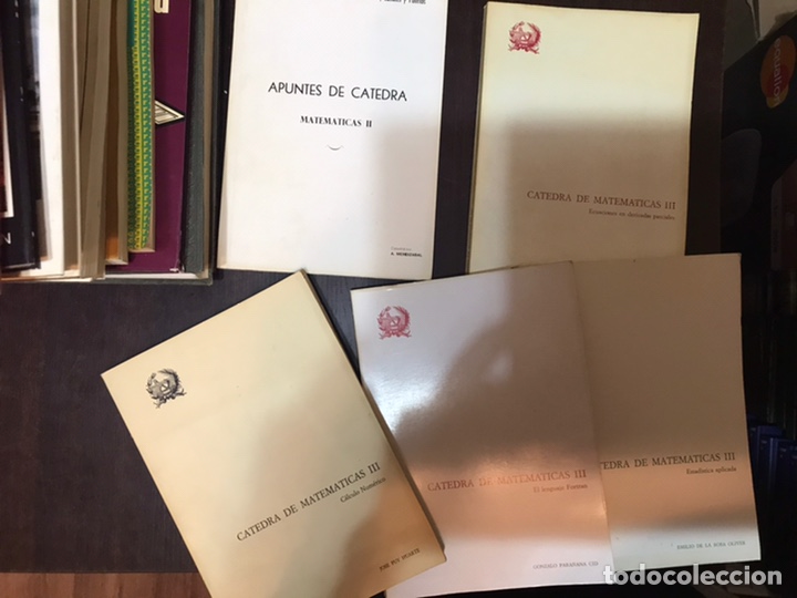 Libros de segunda mano de ciencias: C&aacute;tedra de matem&aacute;ticas. Emilio de la Rosa olives. A. Mendizabal. Cinco libros - Foto 1