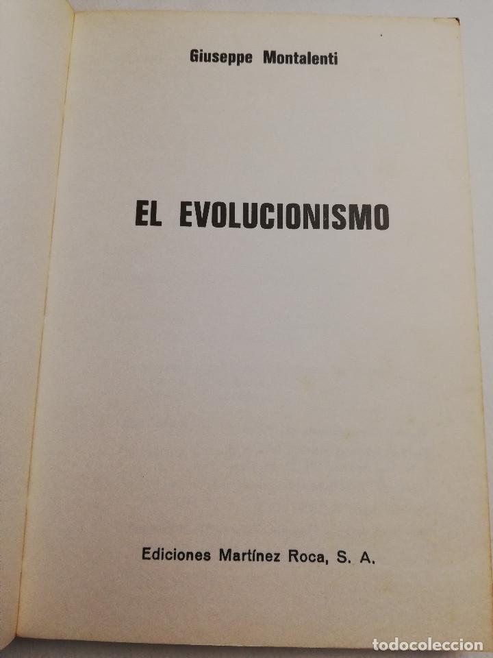 Libros de segunda mano: EL EVOLUCIONISMO (GIUSEPPE MONTALENTI) - Foto 3