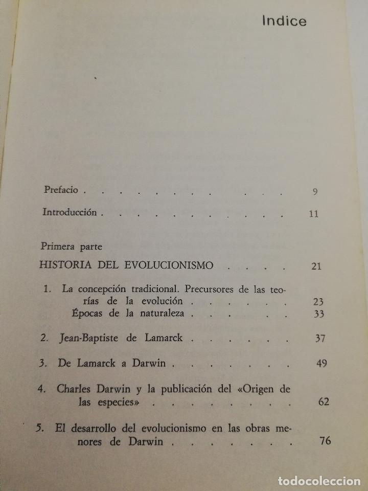 Libros de segunda mano: EL EVOLUCIONISMO (GIUSEPPE MONTALENTI) - Foto 4