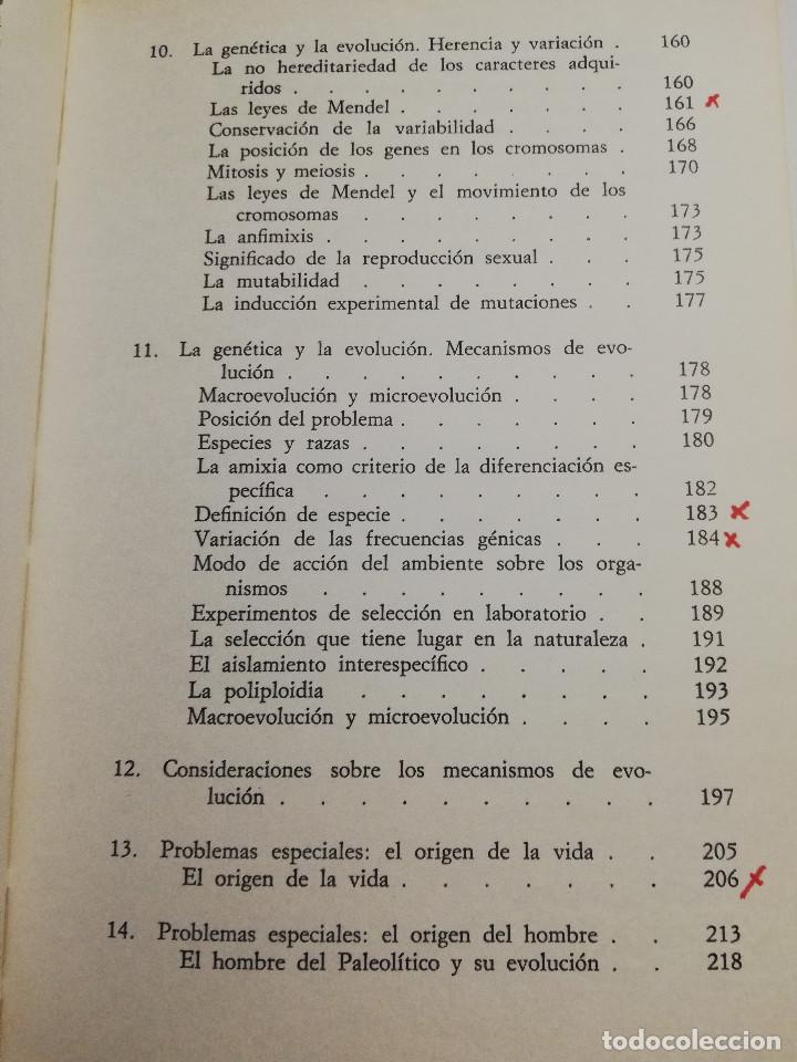 Libros de segunda mano: EL EVOLUCIONISMO (GIUSEPPE MONTALENTI) - Foto 6
