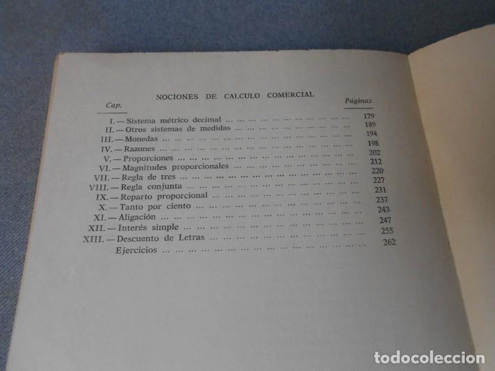 Libros de segunda mano de ciencias: MATEMATICA Y NOCIONES DE CALCULO COMERCIAL. - Foto 7