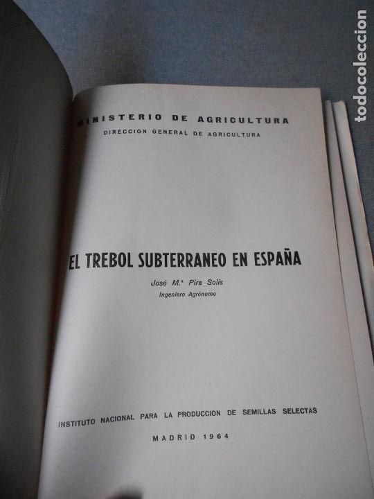 Libros de segunda mano: EL TREBOL SUBTERRANEO EN ESPA&Ntilde;A - Foto 3