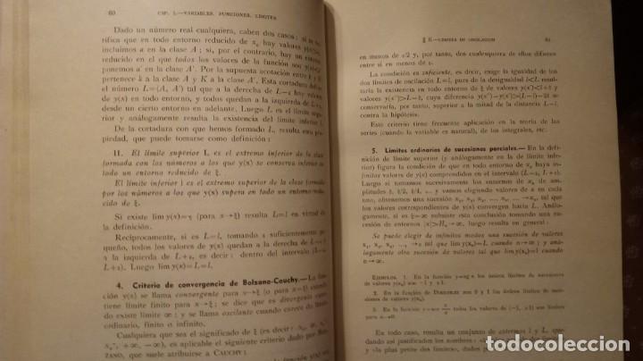 Libros de segunda mano de ciencias: Elementos de la Teor&iacute;a de Funciones, J. Rey Pastor, 1952 - Foto 3