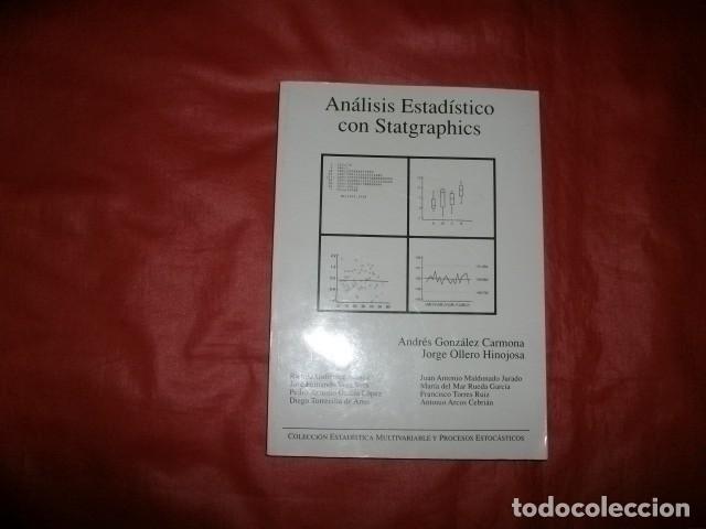 Second hand books of Sciences: AN&Aacute;LISIS ESTAD&Iacute;STICO CON STATGRAPHICS