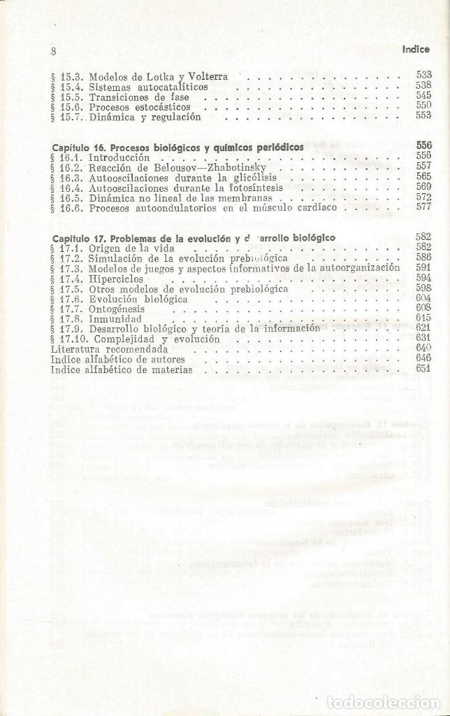 Libros de segunda mano de ciencias: Biof&iacute;sica. M. V. Volkenshtein. Editorial Mir. - Foto 5