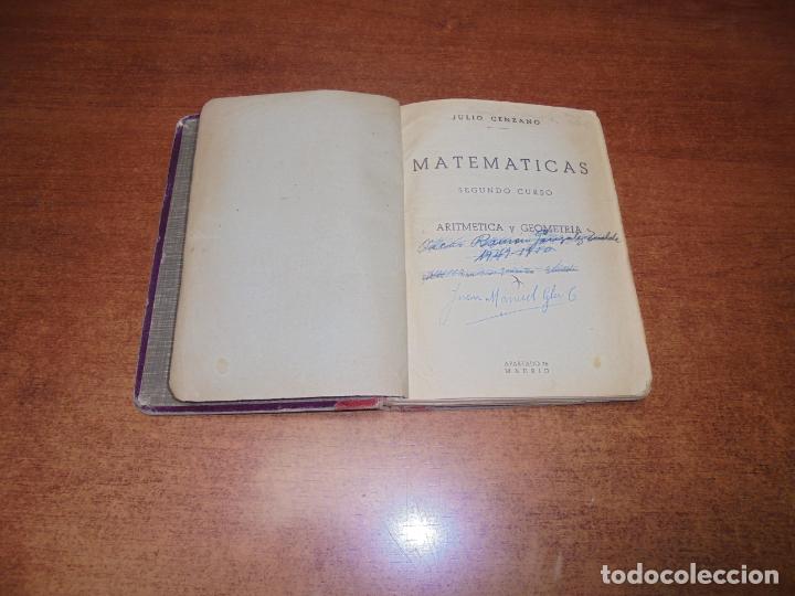 Libros de segunda mano de ciencias: LIBRO DE TEXTO MATEM&Aacute;TICAS COLEGIO SAN ILDEFONSO 1951 - Foto 3