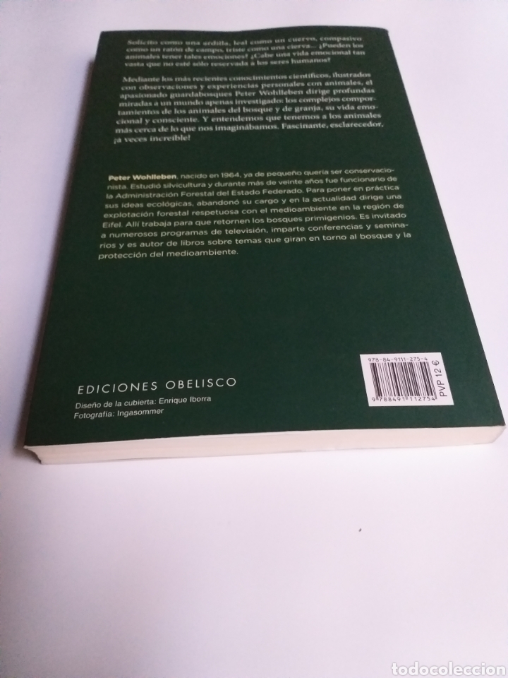 Libros de segunda mano: La vida interior de los animales . Amor duelo compasi&oacute;n Peter Wohlleben - Foto 5