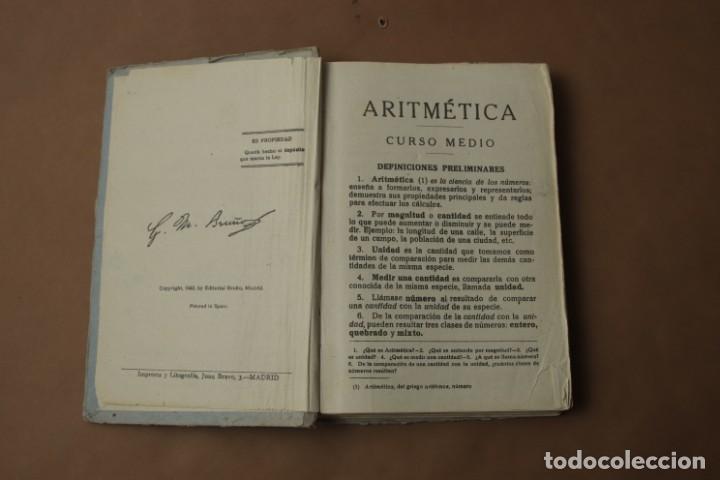 Libros de segunda mano de ciencias: TRATADO DE ARITM&Eacute;TICA 2&ordm; GRADO 1942 - EDICIONES BRU&Ntilde;O - Foto 3