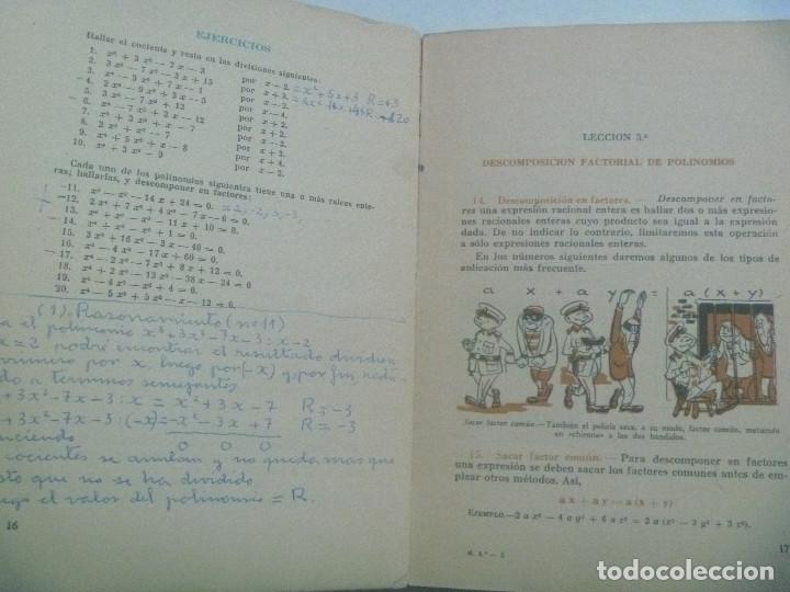 Libros de segunda mano de ciencias: MATEMATICAS , DE 4 &ordm;. EDICIONES S.M. , 1962 - Foto 3