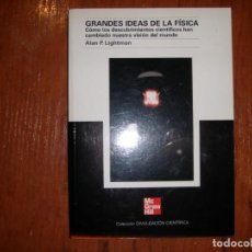 Libros de segunda mano de Ciencias: LIBRO GRANDES IDEAS DE LA FISICA MAC GRAW HILL. Lote 187632390