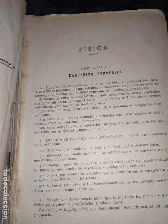 Libros de segunda mano de ciencias: JOS&Eacute; ANDREU TORMO EDITORIAL AM&Eacute;RICA 1952 F&Iacute;SICA ELEMENTAL - Foto 11