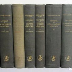 Libros de segunda mano de Ciencias: MÉTODOS DE ANÁLISIS QUÍMICO INDUSTRIAL. 8 TOMOS ED. LABOR 1946. ILUSTRADOS.