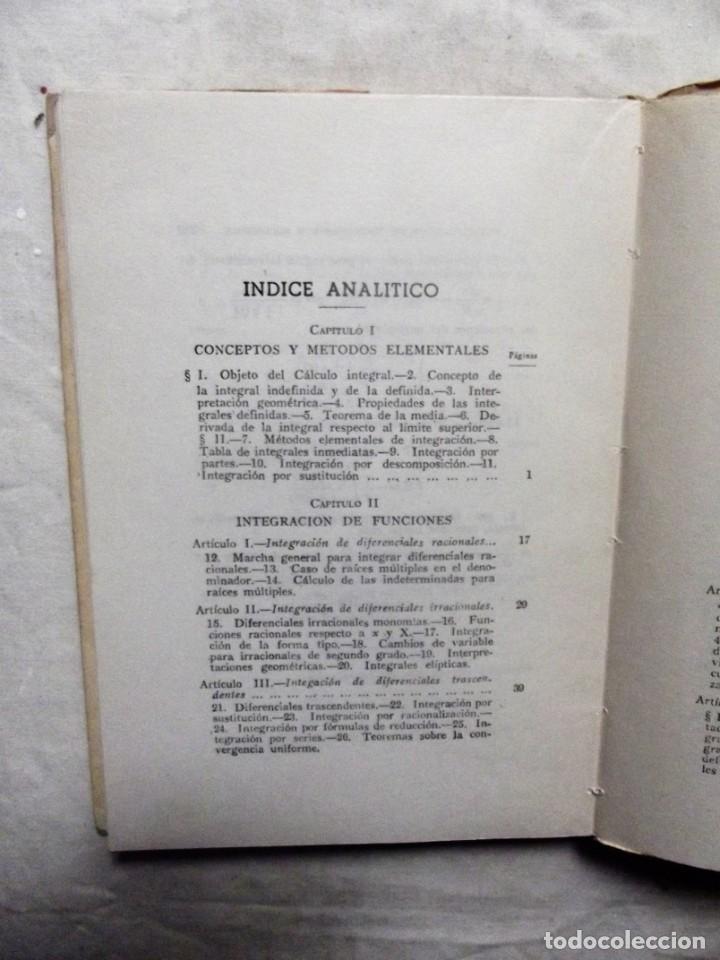 Libros de segunda mano de ciencias: ELEMENTOS DE CALCULO INTEGRAL POR CARLOS  MATAIX  ARACIL - Foto 2