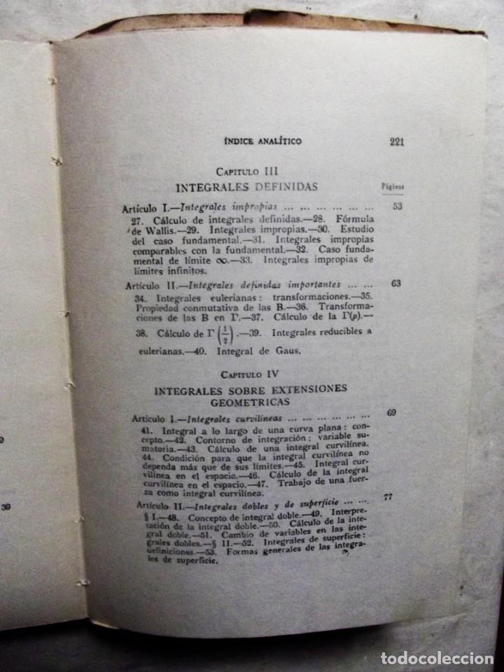 Libros de segunda mano de ciencias: ELEMENTOS DE CALCULO INTEGRAL POR CARLOS  MATAIX  ARACIL - Foto 3
