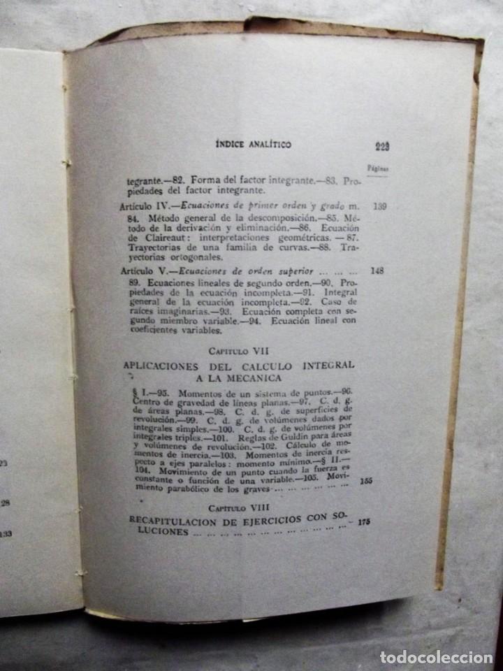 Libros de segunda mano de ciencias: ELEMENTOS DE CALCULO INTEGRAL POR CARLOS  MATAIX  ARACIL - Foto 5