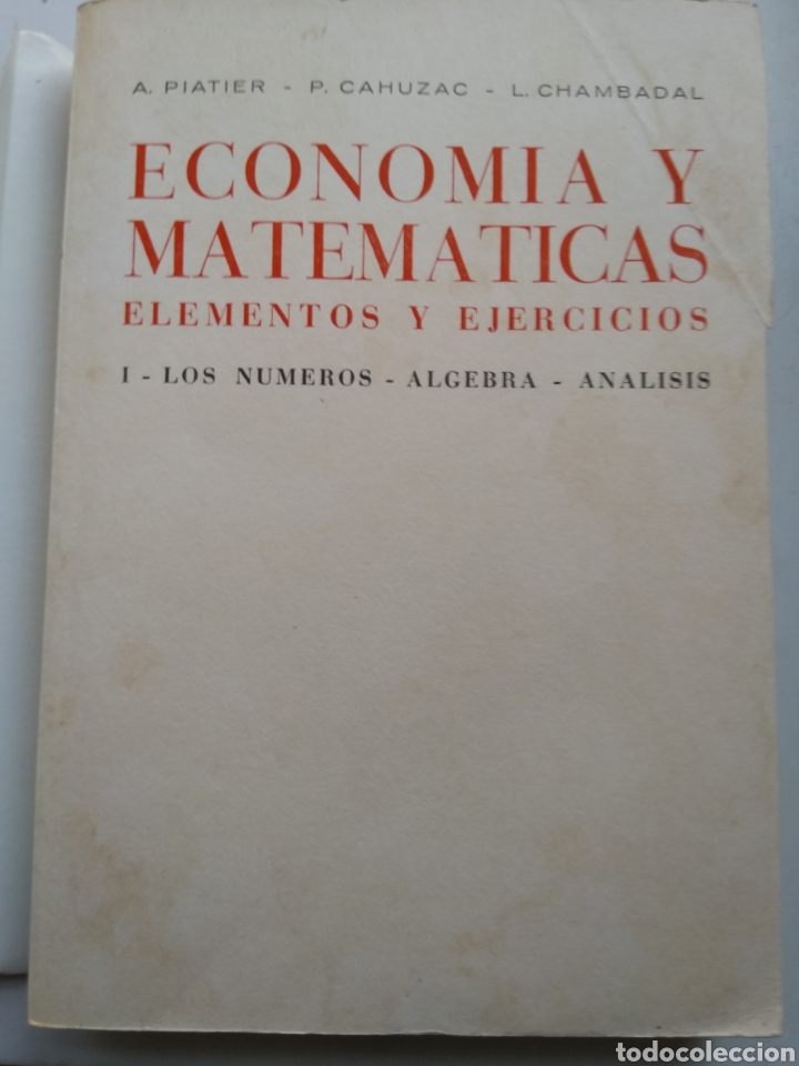 Libros de segunda mano de ciencias: ECONOM&Iacute;A Y MATEM&Aacute;TICAS ELEMENTOS Y EJERCICIOS/VV.AA. - Foto 4