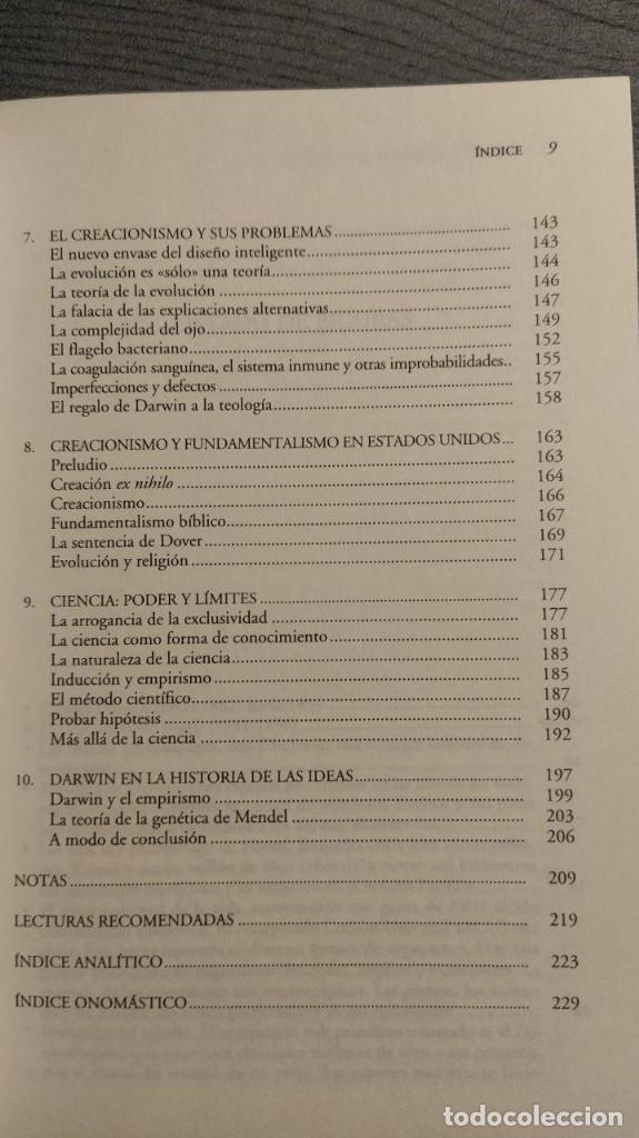 Libros de segunda mano: Darwin y el Dise&ntilde;o Inteligente  Francisco J. Ayala  Alianza - Foto 5