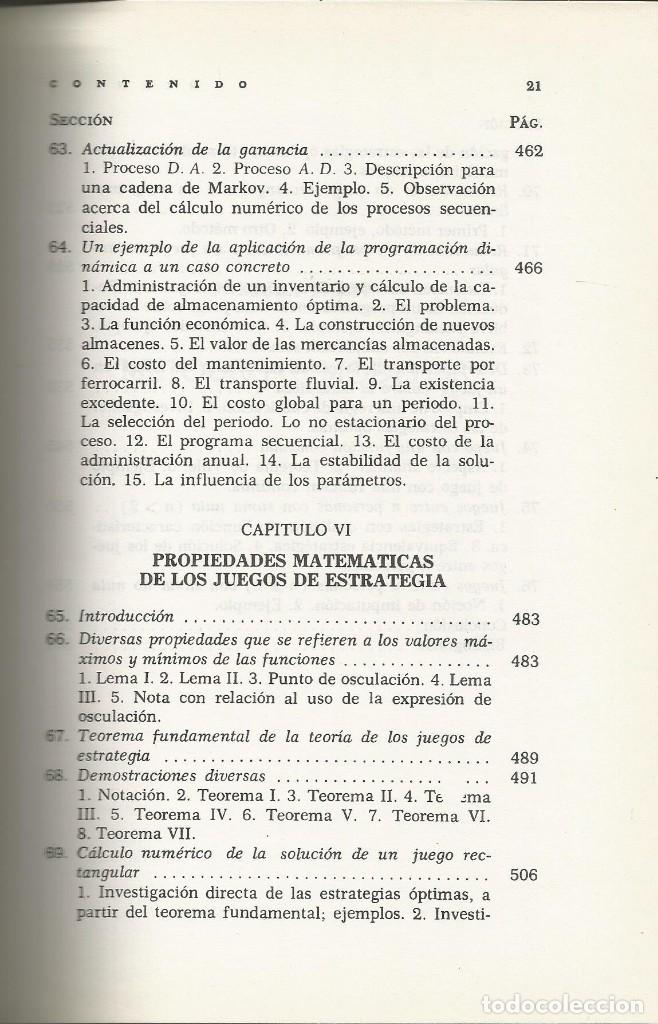 Libros de segunda mano de ciencias: M&eacute;todos y modelos de la programaci&oacute;n din&aacute;mica. A. Kaufmann. - Foto 5