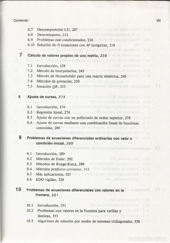 Libros de segunda mano de ciencias: M&eacute;todos num&eacute;ricos aplicados con software. Shoichiro Nakamura. . - Foto 4