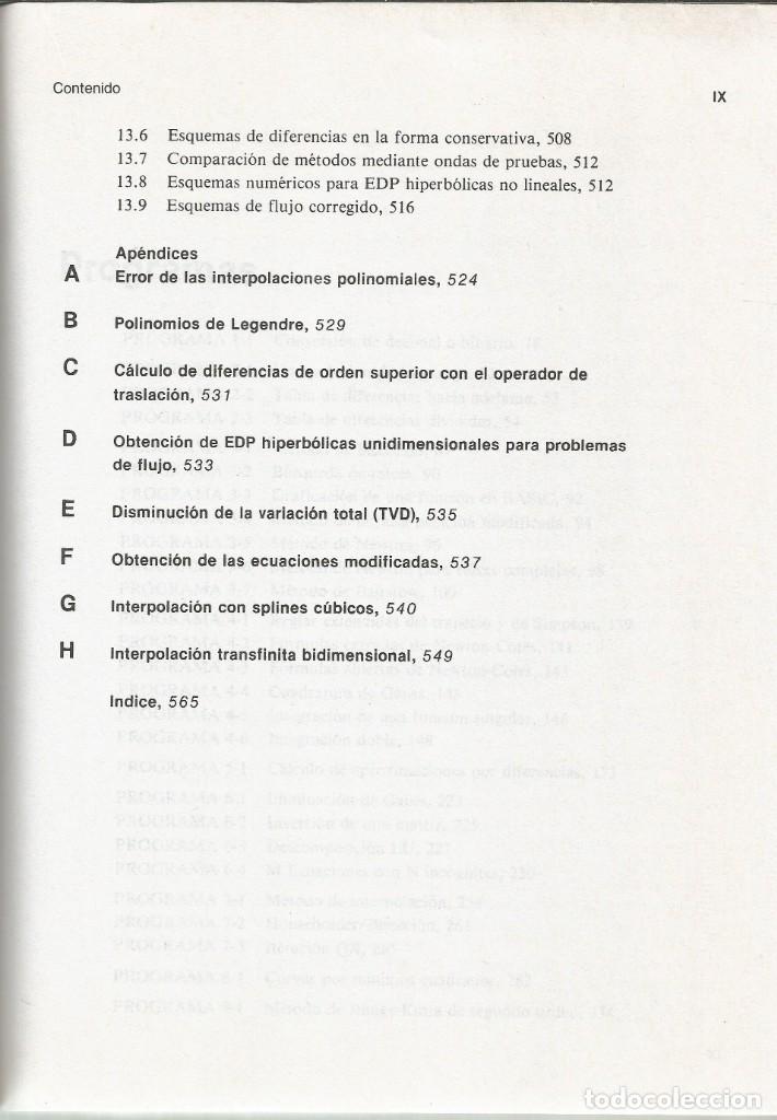 Libros de segunda mano de ciencias: M&eacute;todos num&eacute;ricos aplicados con software. Shoichiro Nakamura. . - Foto 6