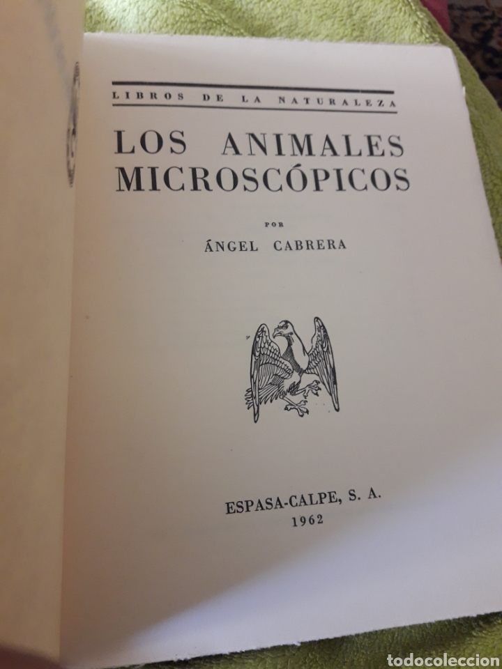 Libros de segunda mano: Los animales microsc&oacute;picos, libro de 1962 - Foto 3