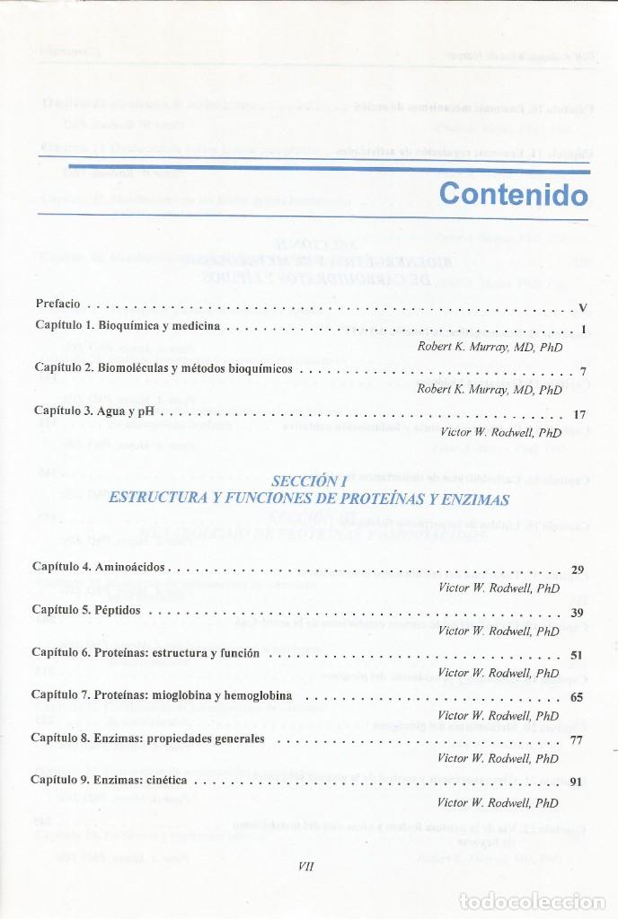 Libros de segunda mano de ciencias: Bioqu&iacute;mica de Harper. Varios autores. - Foto 2