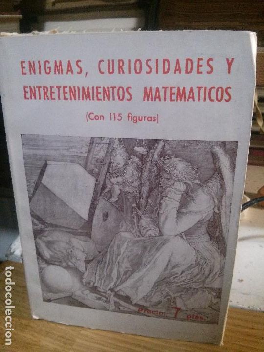 Second hand books of Sciences: Enigmas, curiosidades y entretenimientos matematicos, libreria lara-valladolid, coleccion varia